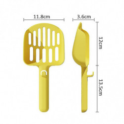 Metal With Holder, Fast Sifting Kitten Poop Scooper, Stand For Litter Boxes For Cats C