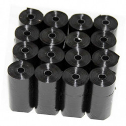 20 Rolls Black Pet Poop Bags Cat Dog Puppy Waste Pick Up Clean Bag