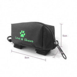 Pet Poop Bag Holder Leash Attachment Waste Bag Dispenser Adopt For Oxford Cloth For Dogs Cats Running Walking [...]