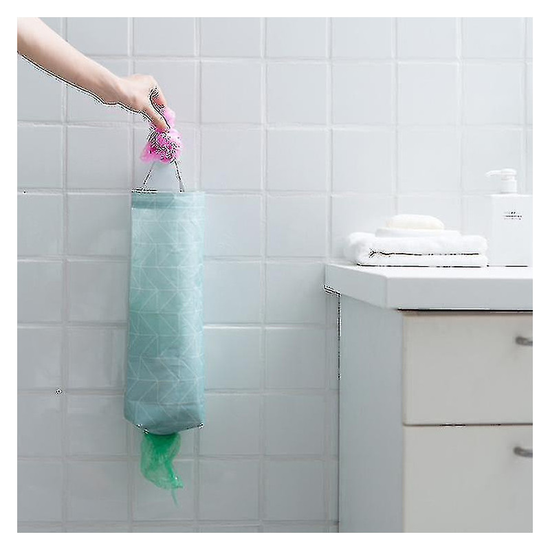 1pcs Plastic Bag Holder Waterproof Wall Mount Grocery Bag Dispenser Garbage Bag Organizer Plastic Bag Holder And [...]