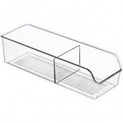 Tea Bag Box Desktop Organizer Case Clear Tea Bag Holder Divided Storage Bin Office Kitchen Storage Supply