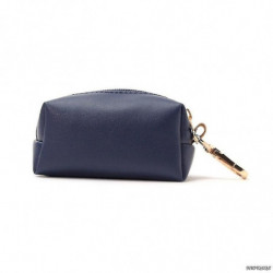 Voyage Extérieur Protable Chien Sac à caca Distributeur Pu Cuir Pochette Pet