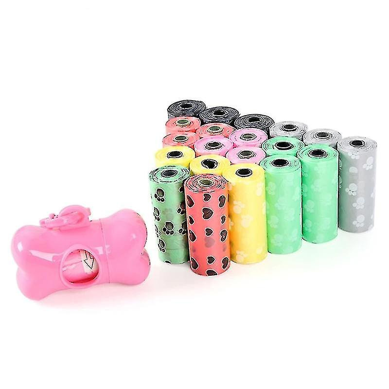 Eco Friendly Pet Excrement Ordures sacs propres avec distributeur d’os