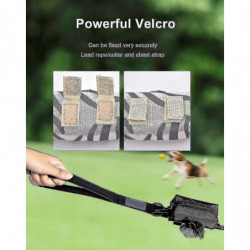 Zysd Dog Poop Bag Holder, Pet Waste Bag Dispenser, Durable Metal Zipper, Po