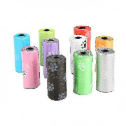 Colourful Print Pet Dog Poop Bags Roll