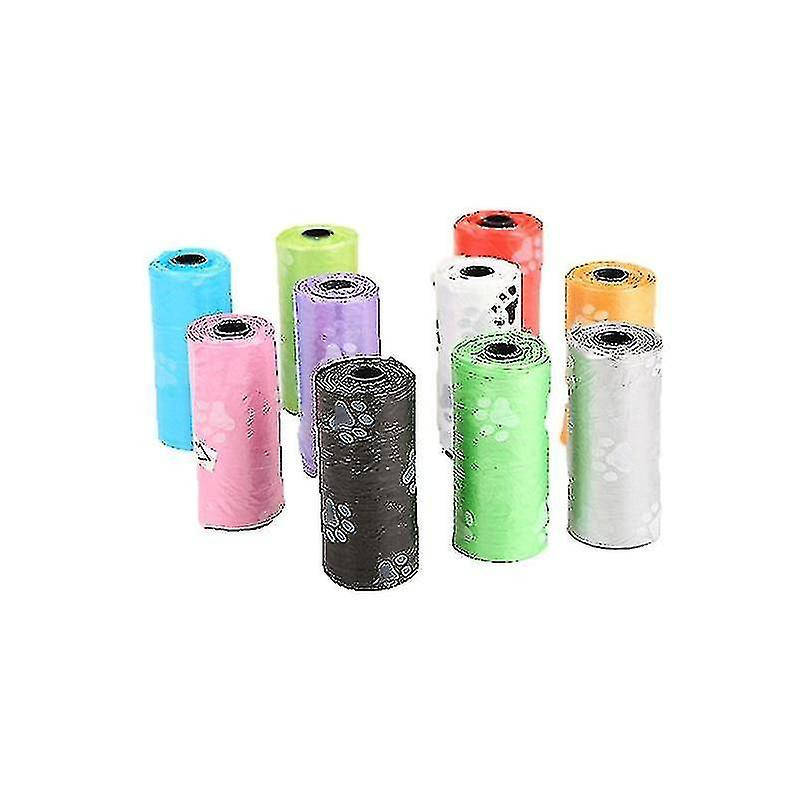 Colourful Print Pet Dog Poop Bags Roll