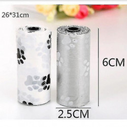 Colourful Print Pet Dog Poop Bags Roll