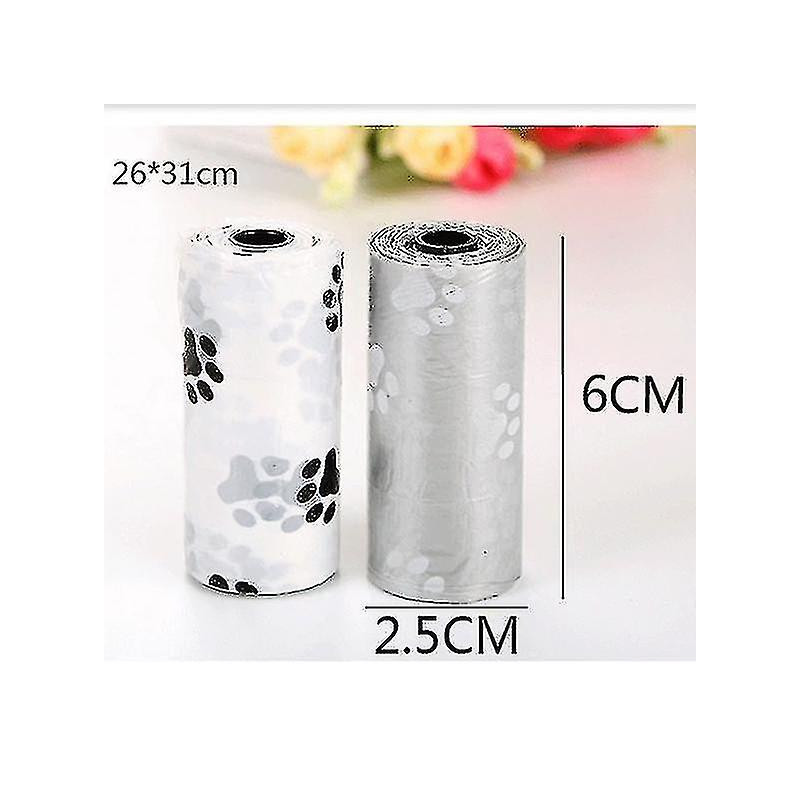 Colourful Print Pet Dog Poop Bags Roll