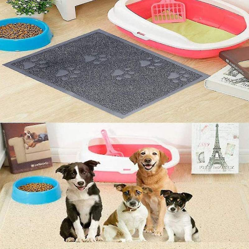 Tapis d’alimentation pour chat pour bols de nourriture et d’eau - Imperméable à l’eau lavable en machine