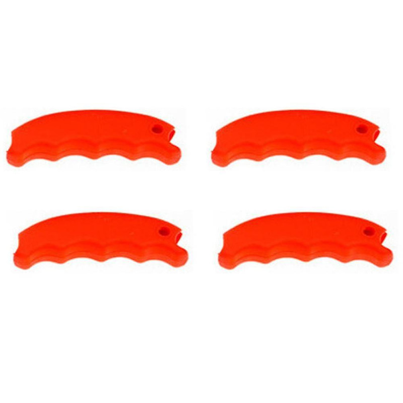 Sunrain Trong Silicone Poignée Porte 4 Pcs Plastique Sac Porte-Bagages
