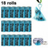 Sac à déchets pour animaux de compagnie + Distributeur + Clip mains libres Bleu Sac à déchets pour animaux de compagnie + Distributeur + Clip mains libres Bleu