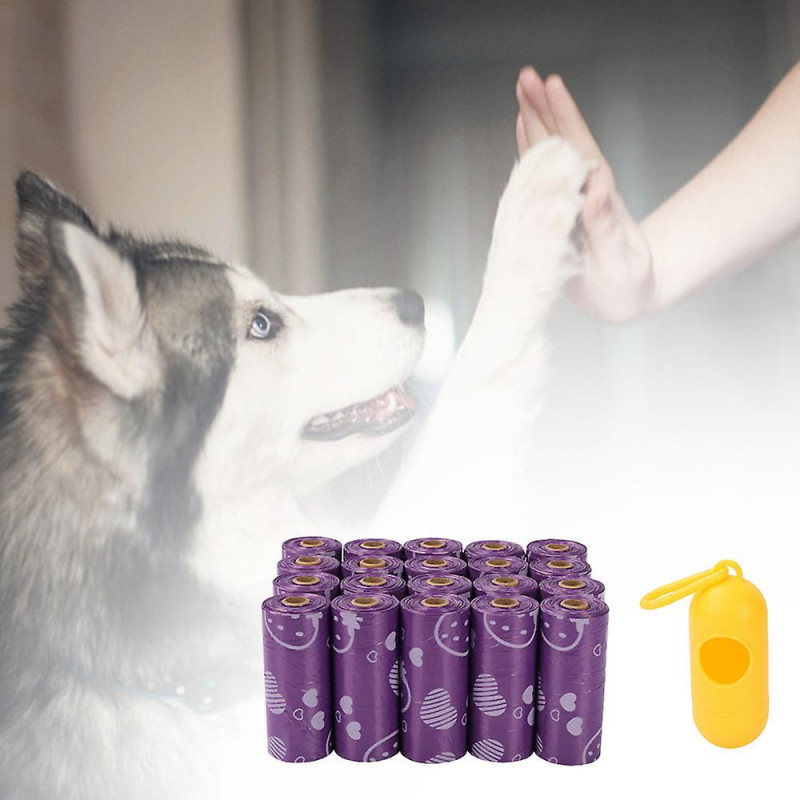 16 Roll/20 Roll Dog Waste Bags Set Durable Extra Thick Pet Waste Bag For Walking