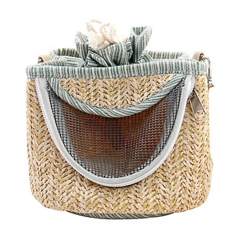 1Pc Pet Hamster Travel Carrier Bag Portable Pet Bag with Zipper Random Color