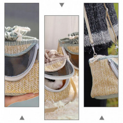 1Pc Pet Hamster Travel Carrier Bag Portable Pet Bag with Zipper Random Color