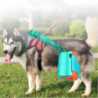 Poop Bag Dispenser Holder With Light Leash Attachment Bags Dispenser For Dogs