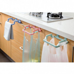 Trash Bag Holder Bathroom Towel Hanger Durable Anti-fall Plastic Storage Rack