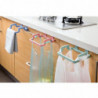 Trash Bag Holder Bathroom Towel Hanger Durable Anti-fall Plastic Storage Rack