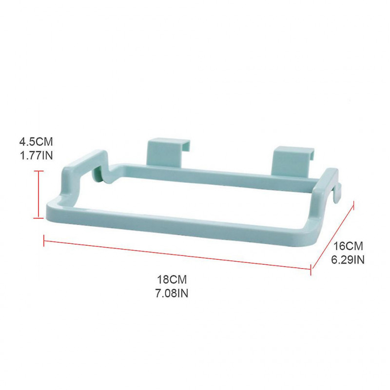 Trash Bag Holder Bathroom Towel Hanger Durable Anti-fall Plastic Storage Rack