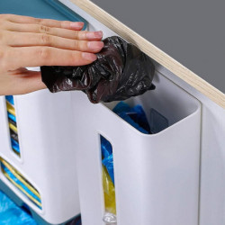 1 Piece Wall Mounted Adhesive Plastic Bag Organizer, Kitchen Waste Bag Dispenser, Plastic Bag Holder With Easy [...]