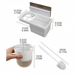 Wall Mount Toilet Brush Storage Holder Set Garbage Bag Cleaning Liquid Box For Home Bathroom Shower Multipurpose [...]