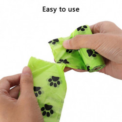 PANGBAN 40 Rolls HDPE+EPI Disposal Pet Dog Poop Bags Waste Trash Bags with Dispenser-Mix Color