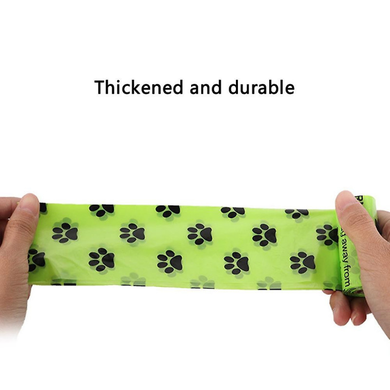 PANGBAN 40 Rolls HDPE+EPI Disposal Pet Dog Poop Bags Waste Trash Bags with Dispenser-Mix Color