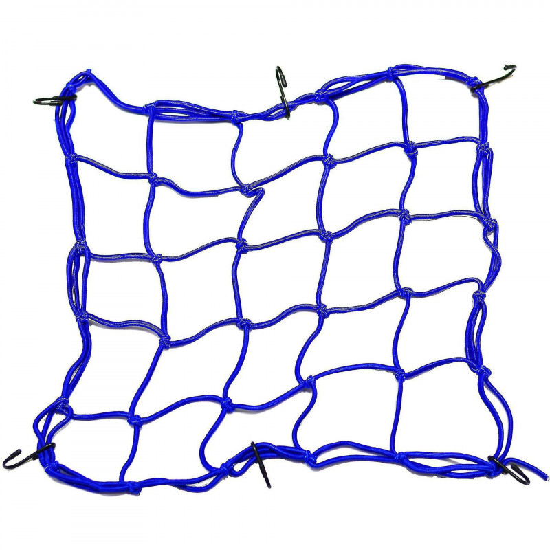 Elastic Mesh Bag Holder For Motorcycle Luggage Tie Down Mesh With Hook 2pcs