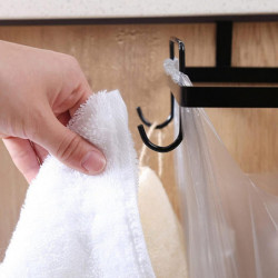1 Pc Over The Cabinet Hanging Plastic Bag Holder Metal Trash Bag Holder Hanging 1 Pc Over The Cabinet Hanging Plastic Bag Holder Metal Trash Bag Holder Hanging