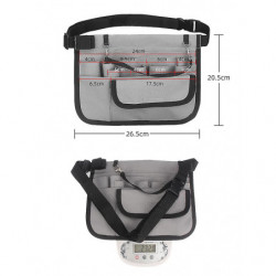 Shibao Oxford Cloth Portable Pet Medical Staff Medical Supplies Nurse Waist Bag Kit