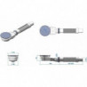 90mm Shower Drain, Extra Flat, Shower Tray Drain Hole, Siphon With Anti-odor System, Hair Filter, Flexible, Chrome [...]