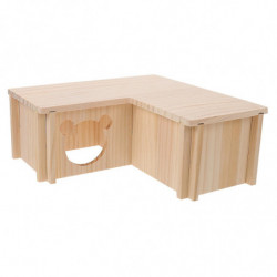 1pc Pet Sleeping House Wooden Design Nest Hamster Sleeping Place Pet Supply 1pc Pet Sleeping House Wooden Design Nest Hamster Sleeping Place Pet Supply
