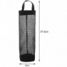 5 Pcs Plastic Bag Holder Dispensers, Waterproof Washable Foldable Mesh Garbage Bag for Plastic Bags