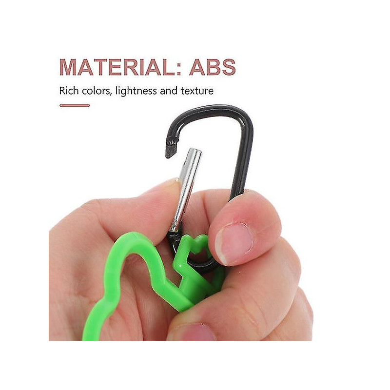 5pcs Dog Poop Bag Holder Garbage Bag Fixing Clip Dog Leash Waste Carrier Holder