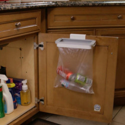 Portable Garbage Bag Holder Home Kitchen Hanging Trash Storage Ra
