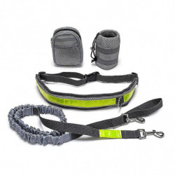 Outdoor Dog Running Padded Waist Bag Belt Reflective Strip Elastic Leash Perfect Walking Training Pet Leash Set [...]