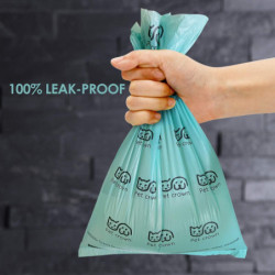 Dog Poop Bag Dispenser For Leash, Compatible Pet Waste Bags Holder With Safe LED Flashlight and 15 PCS [...]