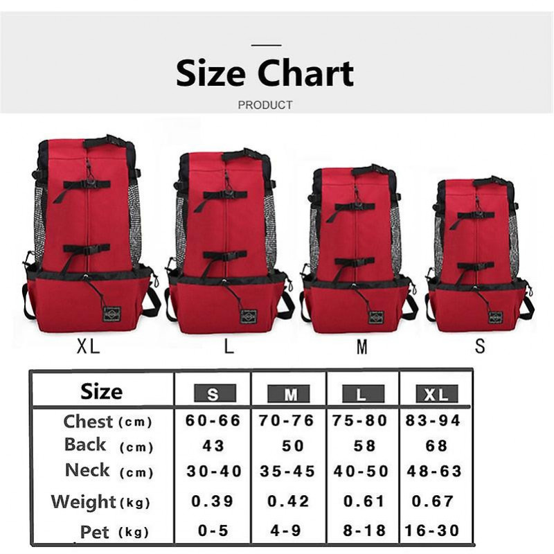 Breathable dog carrier bag portable pet outdoor travel backpack big dog cat carrier bags for dogs french bulldog [...]