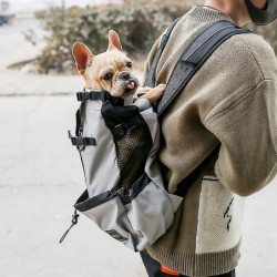 Breathable dog carrier bag portable pet outdoor travel backpack big dog cat carrier bags for dogs french bulldog [...]