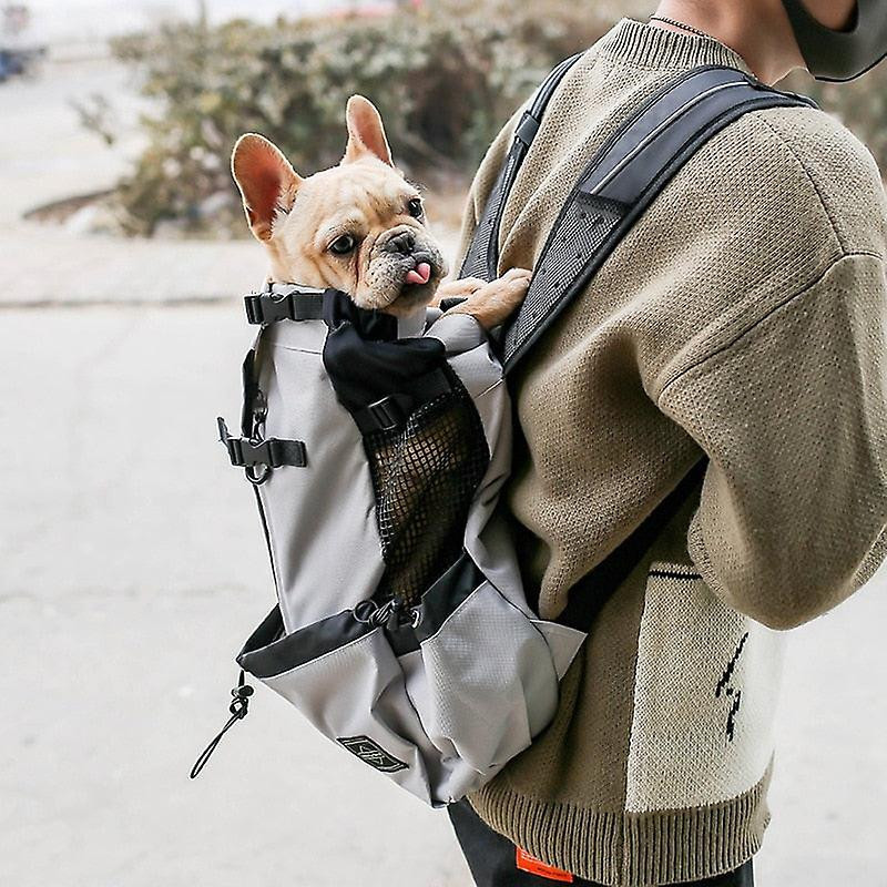Breathable dog carrier bag portable pet outdoor travel backpack big dog cat carrier bags for dogs french bulldog [...]