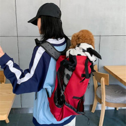 Breathable dog carrier bag portable pet outdoor travel backpack big dog cat carrier bags for dogs french bulldog [...]