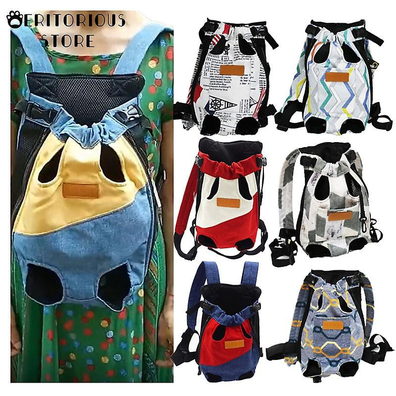 Carrier for dog pet backpack mesh outdoor travel products breathable shoulder handle bags for small kitten dog [...]