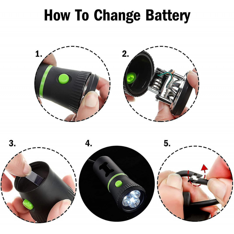 2 Set Waste Bags Holder Dispenser Include 2 Pieces Led Flashlight Waste Dispenser And 2 Rolls Of Leak-proof Dog [...]