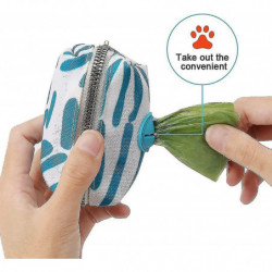 Distributeur de sac de caca de chien, accessoire de laisse de porte-sac de caca de chien avec rouleau gratuit Sac [...]