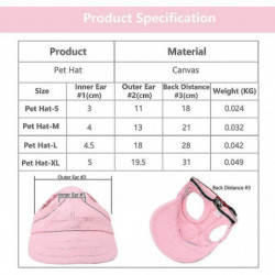 Outdoor Pet Sun Caps Summer Solid Oxford Cap For Cat Dog Pet Accessories