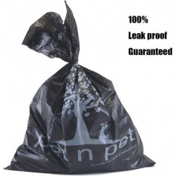 Poop Bags Earth-friendly 1080 Counts 60 Rolls Large Unscented Dog Waste Bags Doggie Bags Black Refills
