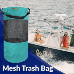 Sac poubelle de bateau Sac poubelle mesh portable Sac poubelle extérieur étanche Pour votre bateau