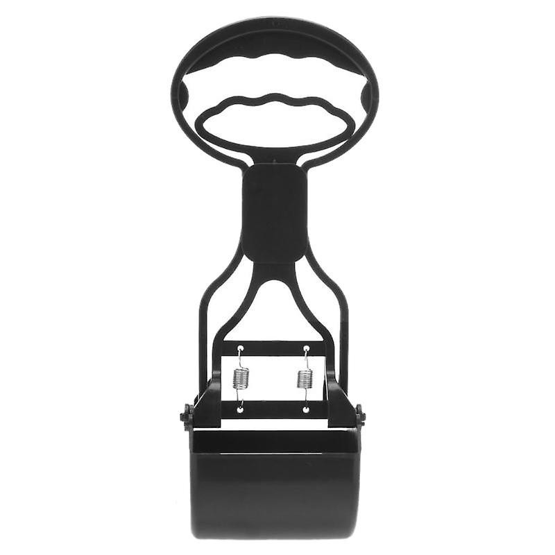 Long Handle Pet Pick Up Outdoor Cleaning Waste Clip Out Pet Pick Up Clip Road Garbage Picker-Black