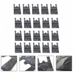 200pcs Mini Personal Disposal Bags Pet Litter Bag Vest Type Rubbish Bags