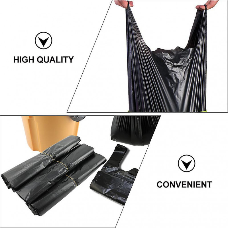 200pcs Mini Personal Disposal Bags Pet Litter Bag Vest Type Rubbish Bags