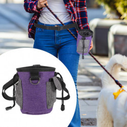 Dog Walking Bag Convenient Waist Snack Pouch Dog Training Bag for Going Out
